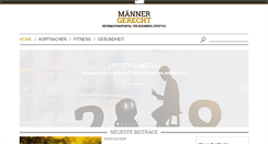 Desktop Screenshot of maenner-gerecht.de